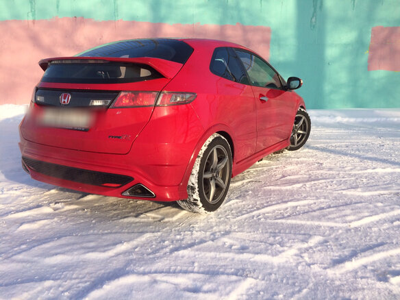 2008 Honda Civic Type R VIII, красный - вид 4