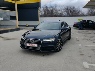 2016 Audi A6 IV (C7) Рестайлинг, синий, 3100000 рублей, вид 4