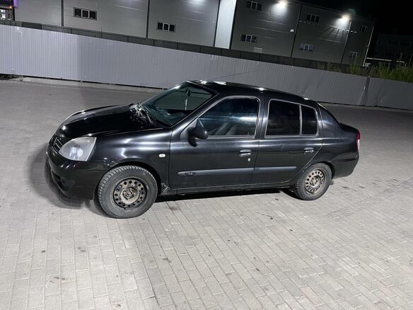 2007 Renault Symbol I Рестайлинг 2, чёрный, 210000 рублей - вид 5
