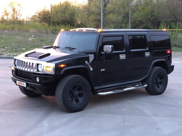 2005 Hummer H2 I, чёрный - вид 2