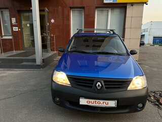 2008 Renault Logan I, синий, 595000 рублей, вид 3