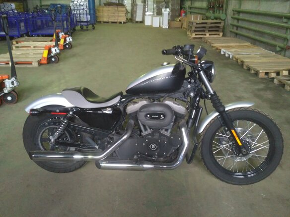 2008 Harley-Davidson Sportster 1200, серебристый - вид 1