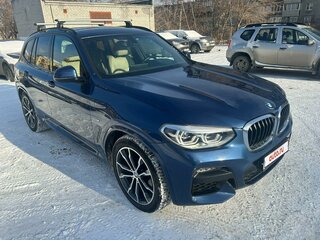 2020 BMW X3 30d xDrive III (G01), синий, 4490000 рублей, вид 3