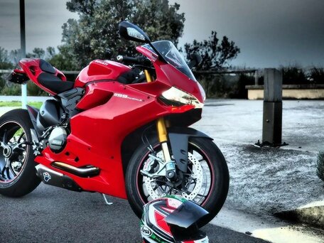 2014 Ducati 1199 Panigale, пурпурный, 2100000 рублей, вид 1