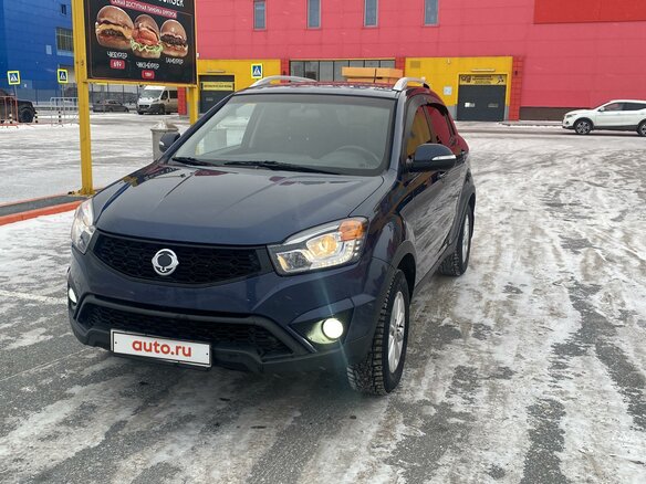 2014 SsangYong Actyon II Рестайлинг, синий, 1050000 рублей - вид 1
