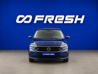 2020 Volkswagen Polo VI, синий, 1717444 рублей, вид 3