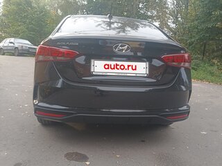 2021 Hyundai Solaris II Рестайлинг, чёрный, 1850000 рублей, вид 5