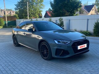 2020 Audi A4 45 TFSI V (B9) Рестайлинг, серый, 3500000 рублей, вид 3