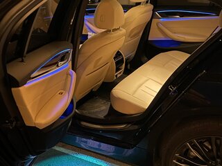 2020 BMW 5 серии 530i VII (G30/G31/G38), синий, 3580000 рублей, вид 4