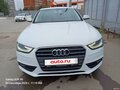 2013 Audi A4 IV (B8) Рестайлинг, белый, 1350000 рублей - вид 1
