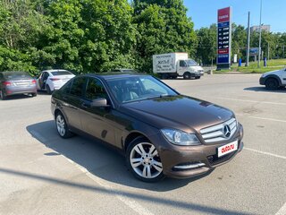 2012 Mercedes-Benz C-Класс 180 III (W204) Рестайлинг, коричневый, 1600000 рублей, вид 1