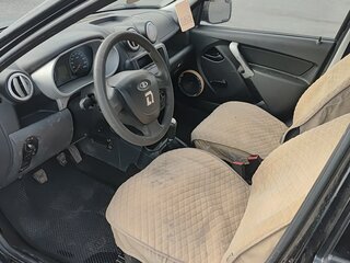 2014 Lada (ВАЗ) Granta I, чёрный, 125000 рублей, вид 4