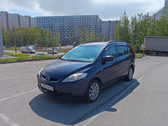 2007 Mazda 5 I (CR), синий, 685000 рублей