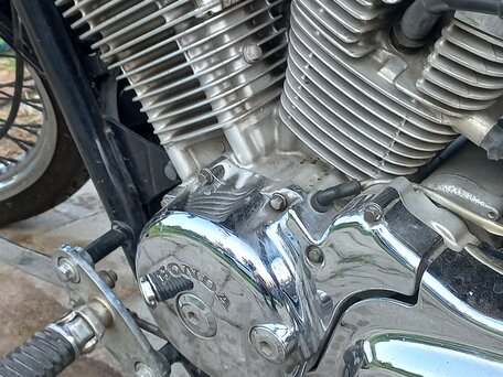 1997 Honda Steed 400, чёрный, 270000 рублей, вид 2
