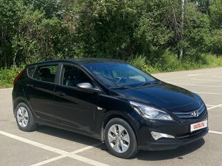 2016 Hyundai Solaris I Рестайлинг, чёрный, 970000 рублей, вид 2