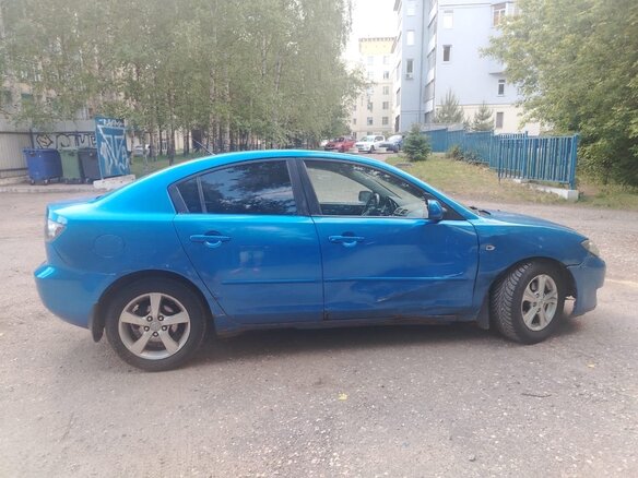 2006 Mazda 3 I (BK), синий, 300000 рублей - вид 7
