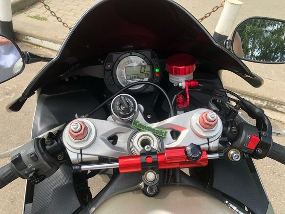 2006 Kawasaki ZX-6 Ninja, золотистый, 450000 рублей - вид 6