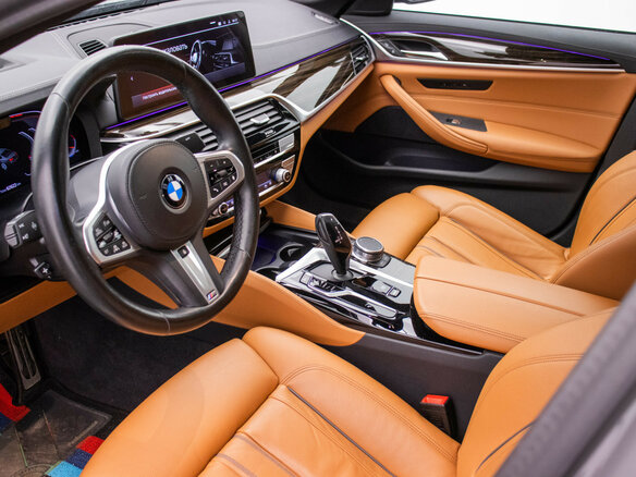 2020 BMW 5 серии 520i VII (G30/G31/G38) Рестайлинг, серый - вид 9