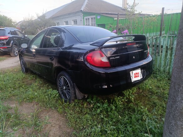 2002 Dodge Neon II, чёрный - вид 3