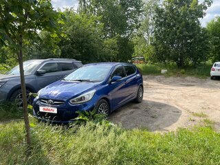 2013 Hyundai Solaris I, синий, 1200000 рублей, вид 1