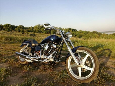 2001 American IronHorse Tejas, синий, 1225000 рублей, вид 3