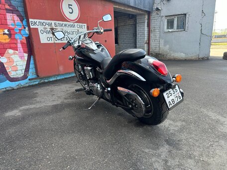 2007 Kawasaki VN900 Vulcan, чёрный, 619000 рублей, вид 4