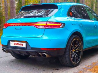 2019 Porsche Macan S I Рестайлинг, синий, 4650000 рублей, вид 4