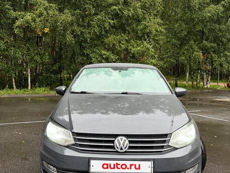 2016 Volkswagen Polo V Рестайлинг, серый, 830000 рублей, вид 4