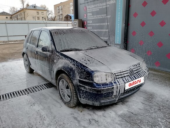 1998 Volkswagen Golf IV, синий, 270000 рублей - вид 5