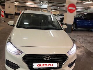 2017 Hyundai Solaris II, белый, 1100000 рублей, вид 1