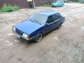 2001 Lada (ВАЗ) 21099, синий, 69000 рублей, вид 1