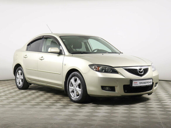 2008 Mazda 3 I (BK) Рестайлинг, золотистый - вид 2