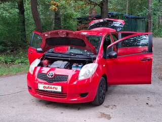2008 Toyota Yaris II, красный, 400000 рублей, вид 3