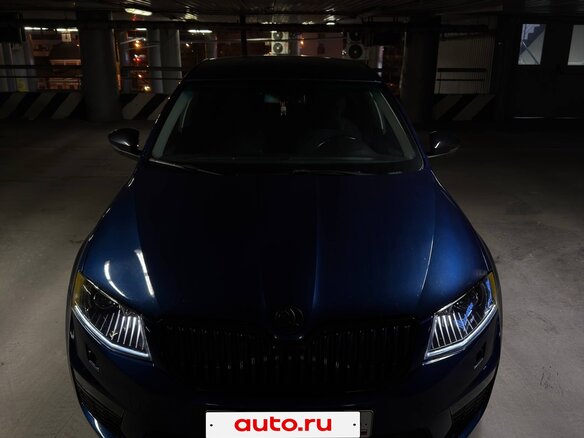 2014 Skoda Octavia III (A7), синий, 1600000 рублей - вид 1