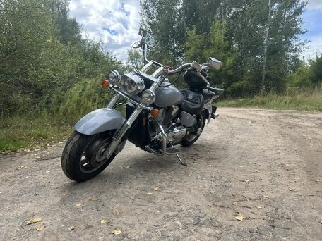 2003 Honda VTX 1800, серый, 750000 рублей, вид 1