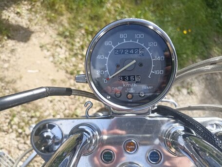 1994 Honda Steed 400, чёрный, 350000 рублей, вид 5