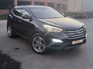 2013 Hyundai Santa Fe III, чёрный, 2150000 рублей, вид 3