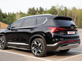 2020 Hyundai Santa Fe IV Рестайлинг, чёрный, 4900000 рублей, вид 4