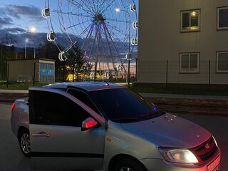 2013 Lada (ВАЗ) Granta I, серебристый, 600000 рублей, вид 2