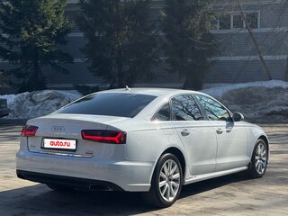 2015 Audi A6 IV (C7) Рестайлинг, белый, 2890000 рублей, вид 4