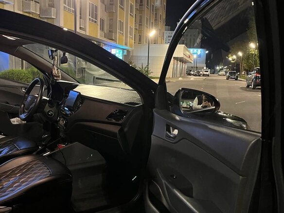 2021 Hyundai Solaris II Рестайлинг, чёрный, 1850000 рублей - вид 14