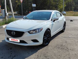 2016 Mazda 6 III (GJ) Рестайлинг, белый, 1620000 рублей, вид 2