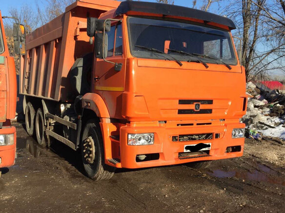 2014 КамАЗ 6520, оранжевый, 1000000 рублей