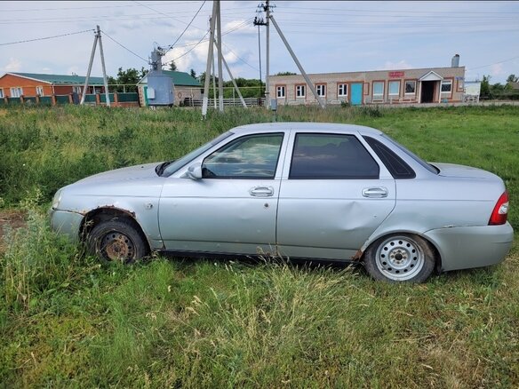 2008 Lada (ВАЗ) Priora I, серебристый, 130000 рублей - вид 3