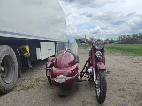 1973 Jawa 350/360, красный, 1200000 рублей, вид 2