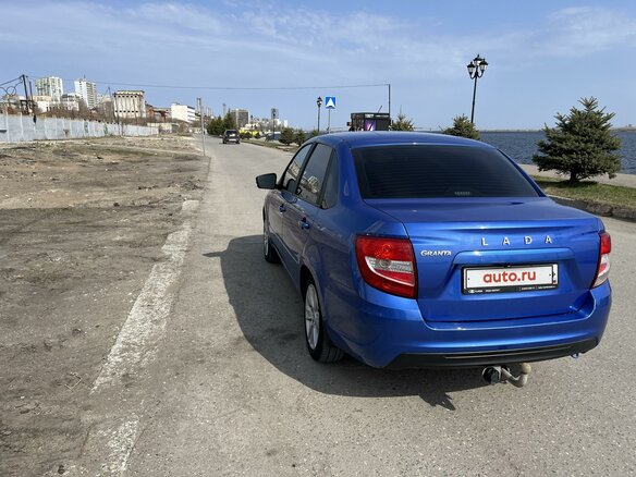 2022 Lada (ВАЗ) Granta I Рестайлинг, синий, 800000 рублей - вид 9
