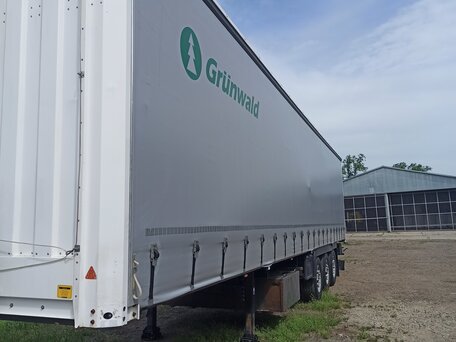 2022 Grunwald Полуприцеп тентованный, серебристый, 4100000 рублей, вид 3