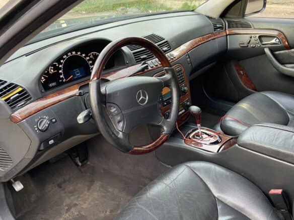 2002 Mercedes-Benz S-Класс 500 Long IV (W220), чёрный - вид 5
