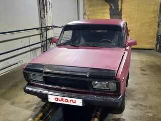 1993 Lada (ВАЗ) 2107, пурпурный, 170000 рублей, вид 1