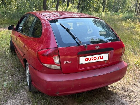 2003 Kia Rio I Рестайлинг, красный, 140000 рублей - вид 4